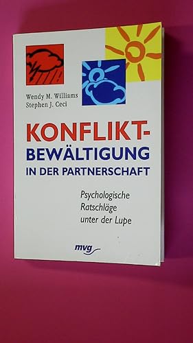 Bild des Verkufers fr KONFLIKTBEWLTIGUNG IN DER PARTNERSCHAFT. psychologische Ratschlge unter der Lupe zum Verkauf von Butterfly Books GmbH & Co. KG