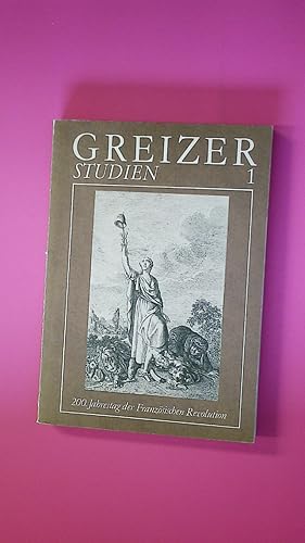 Image du vendeur pour GREIZER STUDIEN. mis en vente par Butterfly Books GmbH & Co. KG