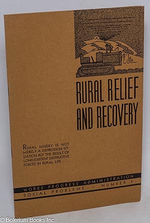Bild des Verkufers fr Rural relief and recovery zum Verkauf von Bolerium Books Inc.
