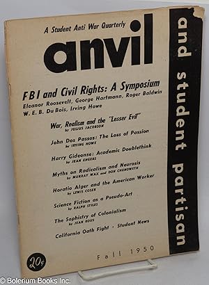 Anvil, a student anti-war quarterly and student partisan. Vol. 2, no. 3, Fall 1950