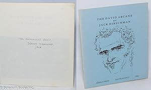 The David Arcane [personal inscription signed]