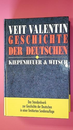 Bild des Verkufers fr GESCHICHTE DER DEUTSCHEN. von den Anfngen bis 1945 zum Verkauf von Butterfly Books GmbH & Co. KG