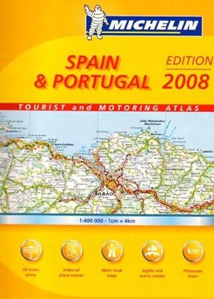 Bild des Verkufers fr MOT Atlas Spain-Portugal A4 spiral (Michelin Tourist & Motoring Atlases): No. 1460 (Michelin Tourist and Motoring Atlases) zum Verkauf von WeBuyBooks