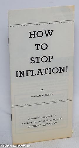 How to Stop Inflation