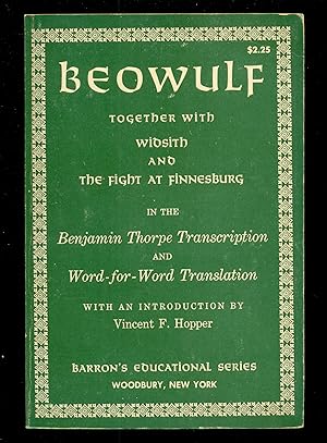Image du vendeur pour Beowulf Together with Widsith and the Fight at Finnesburg mis en vente par Don's Book Store