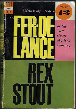 Seller image for FER-DE-LANCE: The Dell Great Mystery Library Number 13 for sale by Books from the Crypt