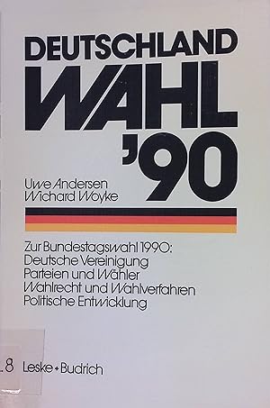 Bild des Verkufers fr Deutschland Wahl '90 zum Verkauf von books4less (Versandantiquariat Petra Gros GmbH & Co. KG)