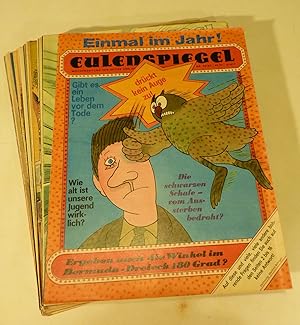 Eulenspiegel - Zeitschrift für Satire und Humor, unkompletter 29. bzw. 37. Jahrgang [mit 14 fehle...