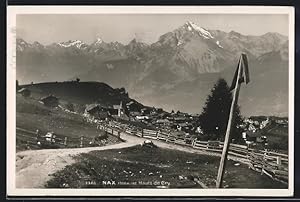 Ansichtskarte Nax, Vue Générale et Hauts de Cry