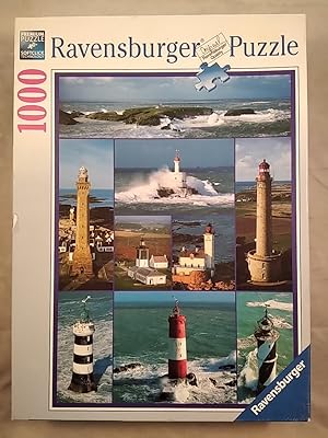 Leuchttürme in der Bretagne [1000 Teile Puzzle]. Achtung: Nicht geeignet für Kinder unter 3 Jahren.