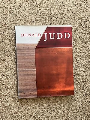 Seller image for Donald Judd for sale by Jeff's Art Books