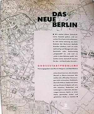 Bild des Verkufers fr Das neue Berlin 1929. zum Verkauf von Berliner Bchertisch eG