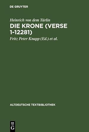 Seller image for Die Krone (Verse 1-12281) for sale by BuchWeltWeit Ludwig Meier e.K.
