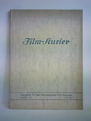Festschrift für den Internationalen Film-Kongress, Berlin 1935. Enthält 11 Hefte in original Lein...