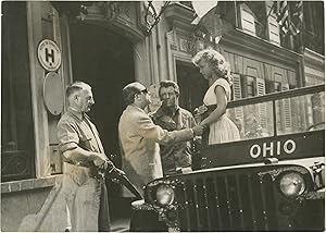 Image du vendeur pour Manon (Original photograph of Henri-Georges Clouzot, Michel Auclair, and Ccile Aubry on the set of the 1949 film) mis en vente par Royal Books, Inc., ABAA