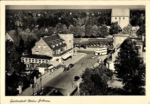 Ansichtskarte / Postkarte Berlin Reinickendorf Frohnau, Gartenstadt, Gesamtansicht, Doppeldeckerbus