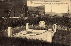 Imagen del vendedor de Ansichtskarte / Postkarte Schaerbeek Schaarbeek Bruxelles Brssel, Grabmal, Tir National, zum Gedenken an Edith Cavell a la venta por akpool GmbH