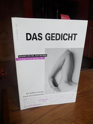 Bild des Verkufers fr Das Gedicht. Zeitschrift fr Lyrik, Essay und Kritik. Nr. 5 Oktober 1997 [u.a. Rezensionen von Henning Ahrens u.a.]. zum Verkauf von Antiquariat Floeder