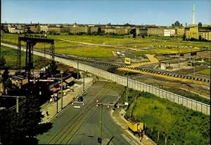 Ansichtskarte / Postkarte Berlin Tiergarten, Partie am Potsdamer Platz, innerdeutsche Grenze