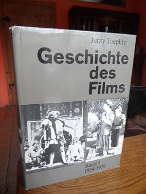 Bild des Verkufers fr Geschichte des Films. Band 3 : 1934 - 1939. zum Verkauf von Antiquariat Floeder