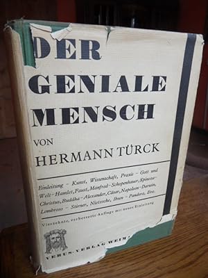 Imagen del vendedor de Der geniale Mensch. Vierzehnte, verbesserte Auflage. Mit neuer Einleitung. a la venta por Antiquariat Floeder