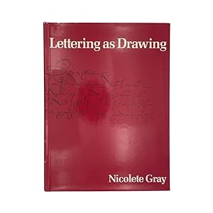 Imagen del vendedor de Lettering As Drawing a la venta por Riveting Books