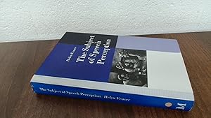 Immagine del venditore per The Subject of Speech Perception venduto da BoundlessBookstore