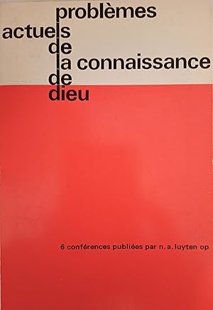 Seller image for Problmes actuels de la connaissance de Dieu for sale by Librairie Le Valentin, Lausanne