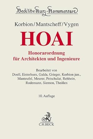 Bild des Verkufers fr Honorarordnung fr Architekten und Ingenieure (HOAI) : mit Gesetz zur Regelung von Ingenieur- und Architektenleistungen (IngALG) zum Verkauf von AHA-BUCH GmbH