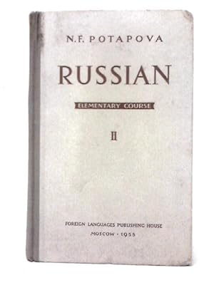 Seller image for Russian Elementary Course II for sale by World of Rare Books