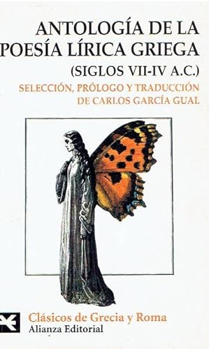 Seller image for Antologa de la poesa lrica griega (siglos VII-IV A.C.) for sale by LIBRERA LAS HOJAS