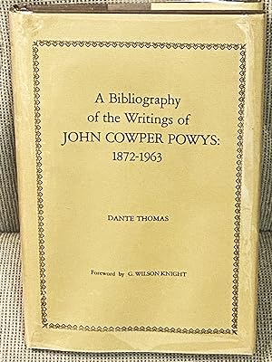 Immagine del venditore per A Bibliography of the Writings of John Cowper Powys: 1872-1963 venduto da My Book Heaven