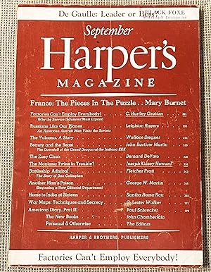 Harper's Magazine, September 1944