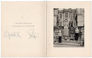 Elizabeth II., Queen (1926-2022) & Philip, Prince (1921-2021) - Christmas Card signed