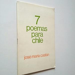 7 poemas para Chile