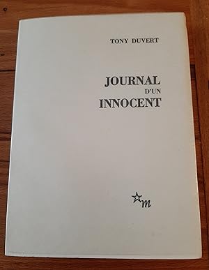 Imagen del vendedor de Journal d'un innocent a la venta por Jean-Yves Bochet Aprs l'Iris Noir
