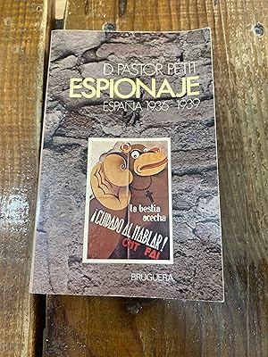 Imagen del vendedor de Espionaje: (Espan?a 1936-1939) (Se?rie La Guerra civil) (Spanish Edition) a la venta por Trfico de Libros Lavapies