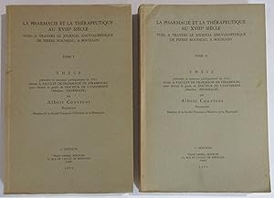 La Pharmacie et la Thérapeutique au XVIIIe siècle vues à travers le Journal Encyclopédique de Pie...