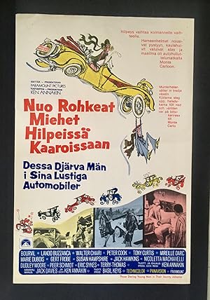 Monte Carlo or Bust - Original Finnish Movie Poster
