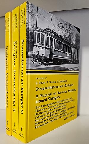 Konvolut 3 Bände: Stuttgarter Strassenbahnen. 1. Stuttgarter Strassenbahnen. Tramwaylines of Stut...