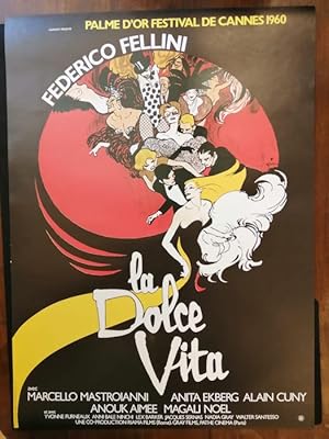 Bild des Verkufers fr La Dolce Vita Federico Fellini, Palma d'or Festival de Cannes 1960 zum Verkauf von Studio Bibliografico Adige