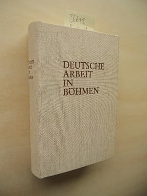 Bild des Verkufers fr Deutsche Arbeit in Bhmen. Kulturbilder. REPRINT. zum Verkauf von Klaus Ennsthaler - Mister Book