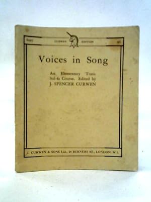 Imagen del vendedor de Voices in Song a la venta por World of Rare Books