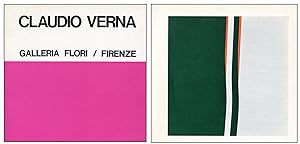 Bild des Verkufers fr Claudio Verna. Galleria Flori 1968 zum Verkauf von Studio Bibliografico Marini