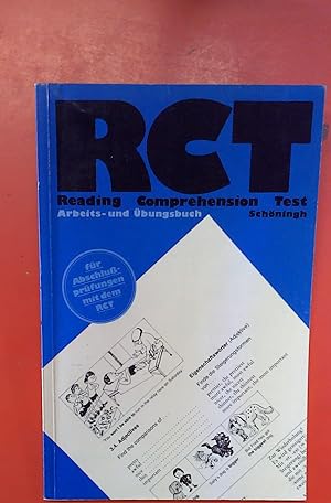 Imagen del vendedor de RCT. Reading - Comprehension - Test. Arbeits- und bungsbuch. a la venta por biblion2