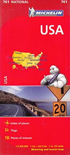 Bild des Verkufers fr USA - Michelin National Map 761: Map (Michelin National Maps, 761) zum Verkauf von WeBuyBooks