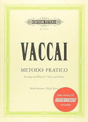 Seller image for Metodo pratico di Canto Italiano: Practical Method for High Voice and Piano: für Gesang und Klavier - Ausgabe für hohe Stimme for sale by WeBuyBooks