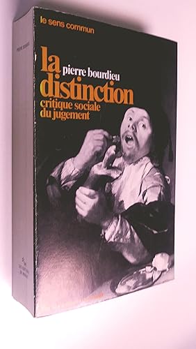 Seller image for LA DISTINCTION. Critique sociale du jugement for sale by Livresse