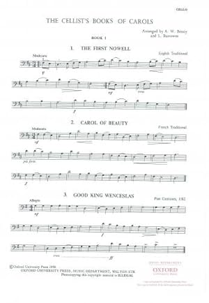 Immagine del venditore per Cellist's Book of Carols 1 Part (Cello & Piano) venduto da WeBuyBooks