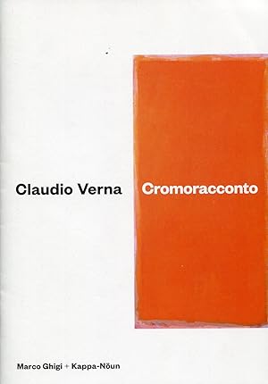 Bild des Verkufers fr Claudio Verna. Cromoracconto zum Verkauf von Studio Bibliografico Marini